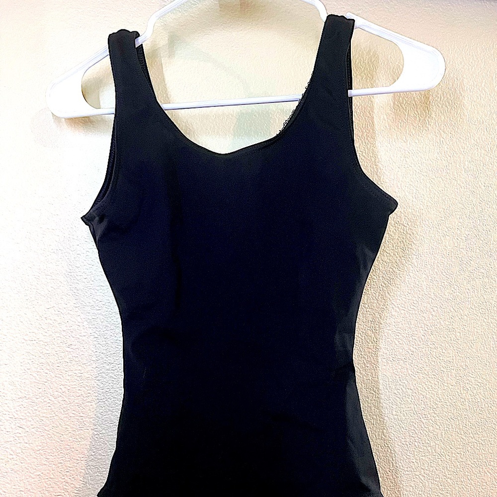 Large Black Capezio Leotard
